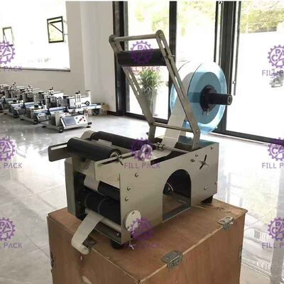 Mesin Pelabelan Self Adhesive Semiauto 50BPH Dengan Printer Kode