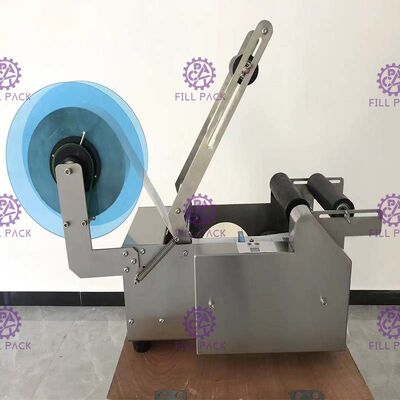 Mesin Pelabelan Self Adhesive Semiauto 50BPH Dengan Printer Kode