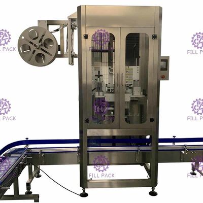 Single Head Neck Labeling Gallon Labeler Machine Otomatisasi Penuh 300BPM