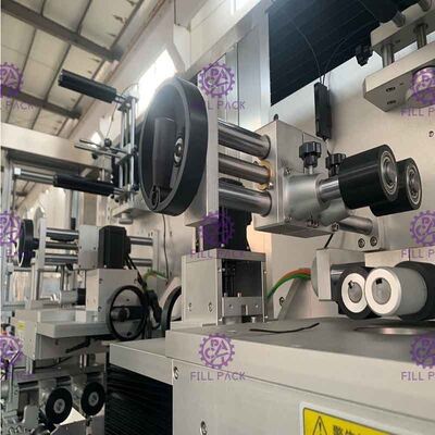 Mesin Aplikator Lengan Peregangan Kepala Ganda Kontrol Programmable PLC