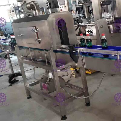 1.2m Steam shrink shrink peralatan / sistem / instalasi otomatisasi penuh