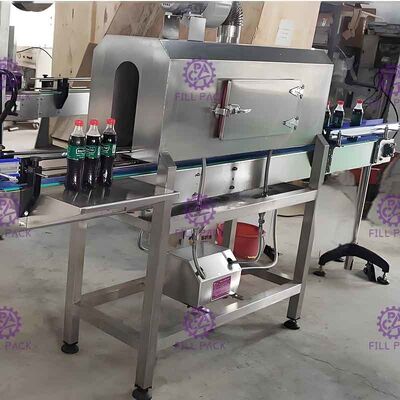 1.2m Steam shrink shrink peralatan / sistem / instalasi otomatisasi penuh