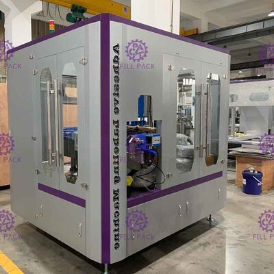 Rotary Type Self Adhesive Sticker Mesin Pelabelan Botol Kaca Bir Untuk Label Tunggal