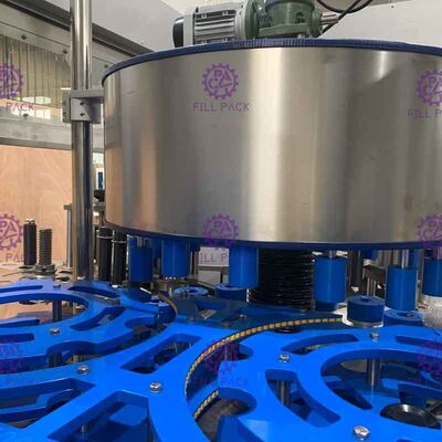 Rotary Type Self Adhesive Sticker Mesin Pelabelan Botol Kaca Bir Untuk Label Tunggal