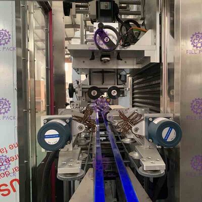 Kecepatan tinggi Botol Pelabelan Mesin Dua - Mengemudi Jenis Belt Synchronous