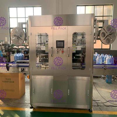 SUS 304 Double Headed Botol Labeling Machine Dengan Kecepatan Tinggi