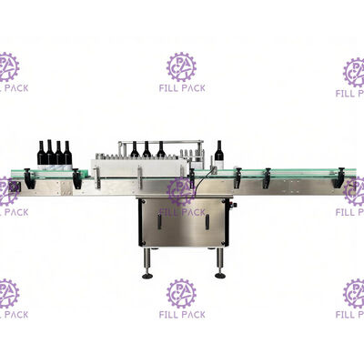 220V 60HZ Automatic Labeling Machine Untuk Botol Round 1600 × 1200 × 1500mm
