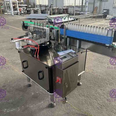220V 60HZ Automatic Labeling Machine Untuk Botol Round 1600 × 1200 × 1500mm