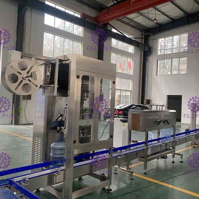 Gallon Botol Shrink Lengan Pelabelan / Aplikator Labeler / Mesin / Peralatan / Line / Pabrik / Sistem / Unit