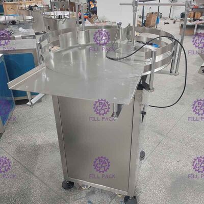 6000BPH Akumulasi Turnround Meja Makan Botol Kaca PET