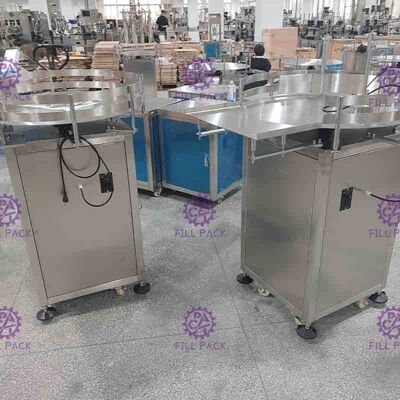 6000BPH Akumulasi Turnround Meja Makan Botol Kaca PET