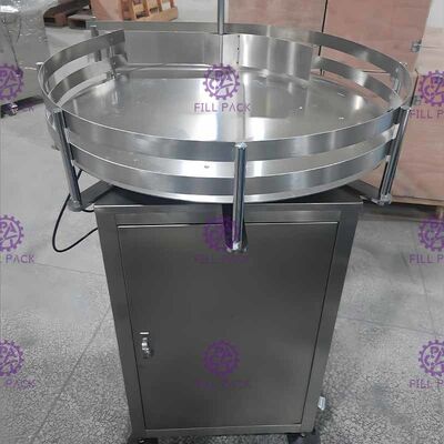 6000BPH Akumulasi Turnround Meja Makan Botol Kaca PET