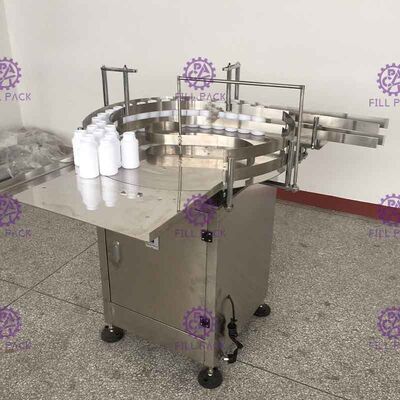 Putar kolektor botol putar menerima meja akumulator / mesin / peralatan / jalur / pabrik / sistem
