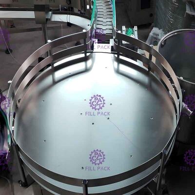 Semi Automatic Rotary Botol Sorting Machine Untuk Susu Botol Kaca 0.37Kw