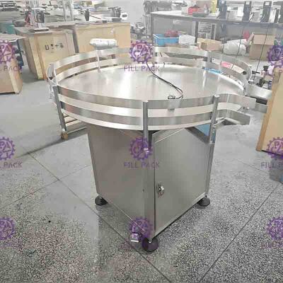 Semi Automatic Rotary Botol Sorting Machine Untuk Susu Botol Kaca 0.37Kw