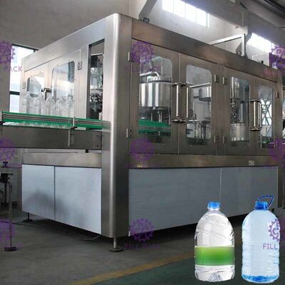Seluruh Garis Pabrik Pengisian Air Minum Botol PET 5L Otomatis Penuh