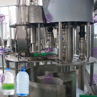 2500BPH Kapasitas 5L Pabrik Pengisian Air Minum Botol dengan Kontrol PLC