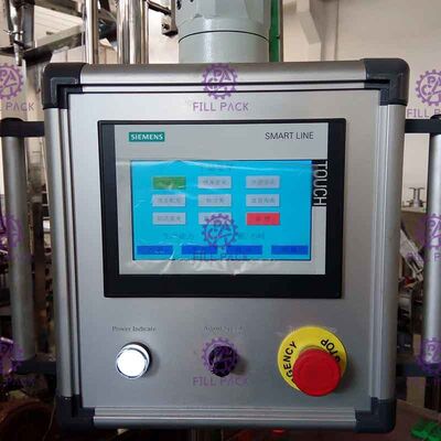 Mesin Pembotolan Air Otomatis Penuh Monoblock Botol 3-10L 3 In 1 8 Heads