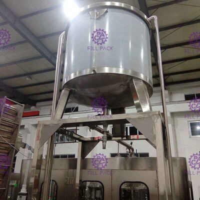 Mesin Pembotolan Air Otomatis Penuh Monoblock Botol 3-10L 3 In 1 8 Heads
