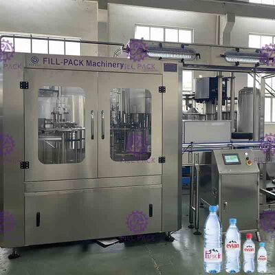 Otomatis Minum Mengisi Mesin Air, Stainless Steel Botol Air Line Produksi