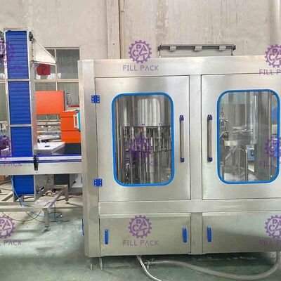 PLC Monoblock Mengisi Air Minum Tanaman Minuman cuci Filling Capping Mesin