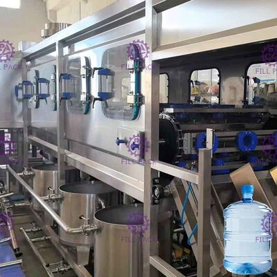 Mesin Pengisian Air 5 Galon Otomatis Penuh 450BPH 20 Liter Barel Minum