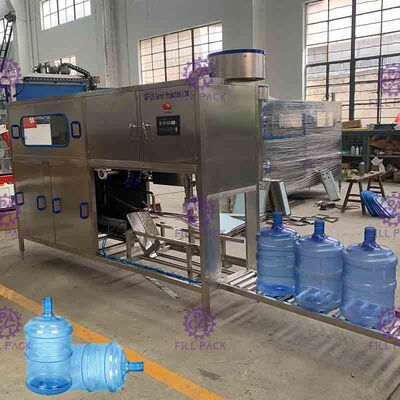 Mesin mengisi Monoblock 5 galon air, barel air Line Produksi