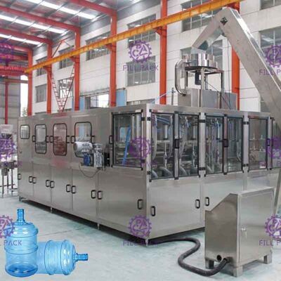 Monobloc PLC 5 Gallon Water Filling Machine Belt Capping Fungsi