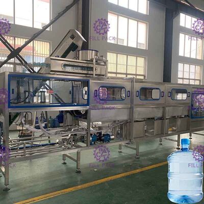 Otomatis 3 Dalam 1 Mesin Air Filling Dengan 5 Gallon Botol Plastik