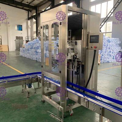 200BPH Linear 5 galon air barel mengisi struktur sistem tiga dalam satu