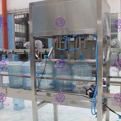 Kepala Pneumatic tunggal 5 Gallon Botol Cap Penarik Mesin
