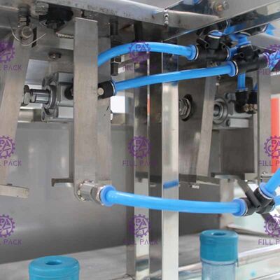 Kepala Pneumatic tunggal 5 Gallon Botol Cap Penarik Mesin