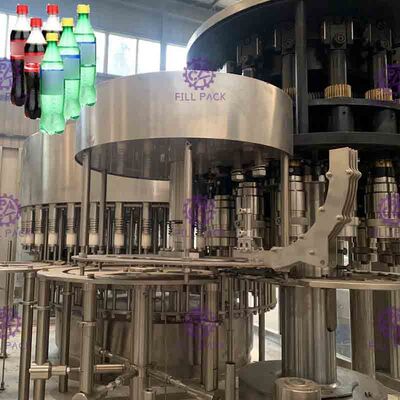 DCGF40-40-12 Mesin Pengisian Minuman Berkarbonasi untuk tutup sekrup plastik botol PET