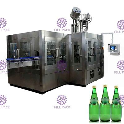 Kaca Plastik PET 3 In 1 Monobloc Minuman Aerasi Minuman Botol Air Mesin / Peralatan / Pabrik / Sistem