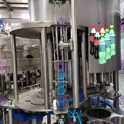 Kaca Plastik PET 3 In 1 Monobloc Gas Minuman Minuman Air Botol Mesin / Peralatan / Line / Tanaman / Sistem