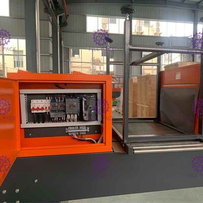 Automatic L Type PE Shrink Film Wrapper Air Minuman PET Glass Bottle Can Equipment