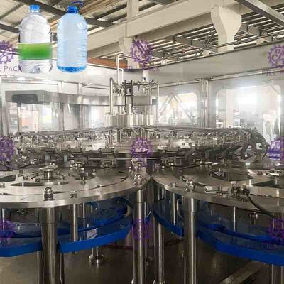 5L Murni Botol Air Filling Machine 3 In 1 Liquid Filler Peralatan