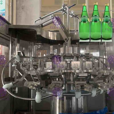 40 Kepala Botol Mesin Filling Untuk Botol Kaca Tekanan Negatif