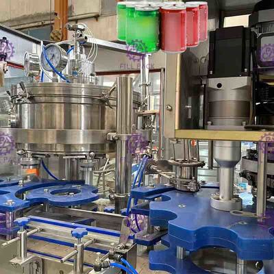 Internet Kecepatan Minuman Juice Bisa Mengisi Mesin, otomatis Can Sealing Peralatan