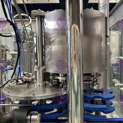 2 in 1 8000BPH Bisa Mengisi Line, SUS304 Bisa Filling Machine
