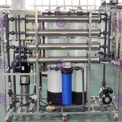 Sistem Pengolahan Air Minum Stainless Steel 500lph Dengan Membran 4040