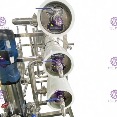 UV Sterilizer Mineral Filtration Sistem pengolahan air dengan tangki penyimpanan Stainless Steel Water