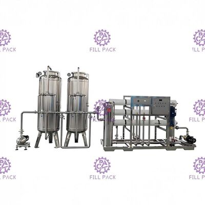 Vertikal Pompa Dipasang Sistem Pengolahan Air Dengan Rebirth 1000LPH Perangkat
