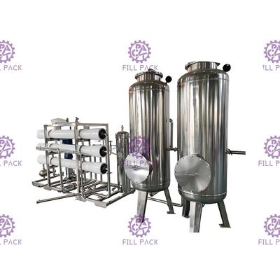 UV Sterilizer Mineral Filtration Sistem pengolahan air dengan tangki penyimpanan Stainless Steel Water