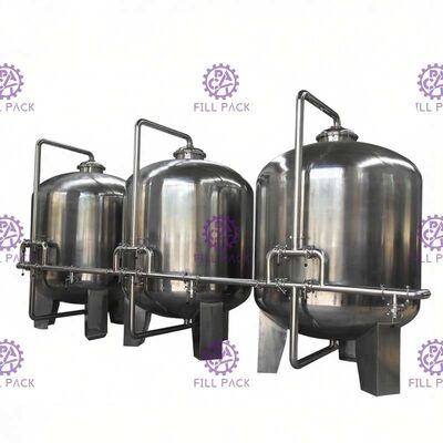 RO Minum Sistem Pengolahan Air Stainless Steel 3000L Per Jam