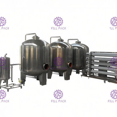 Stainless Steel Ro Membrane Sistem Pengolahan Air, Air Purifier Machine