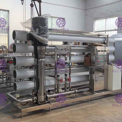 RO Minum Sistem Pengolahan Air Stainless Steel 3000L Per Jam