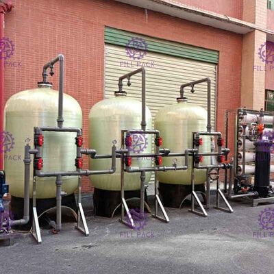 10000L / H Reverse Osmosis RO Treatment Machine Didorong Listrik