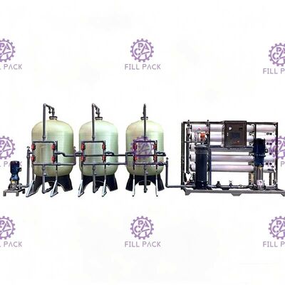 10000L / H Reverse Osmosis RO Treatment Machine Didorong Listrik