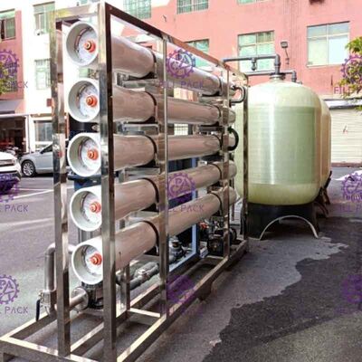 10000L / H Reverse Osmosis RO Treatment Machine Didorong Listrik